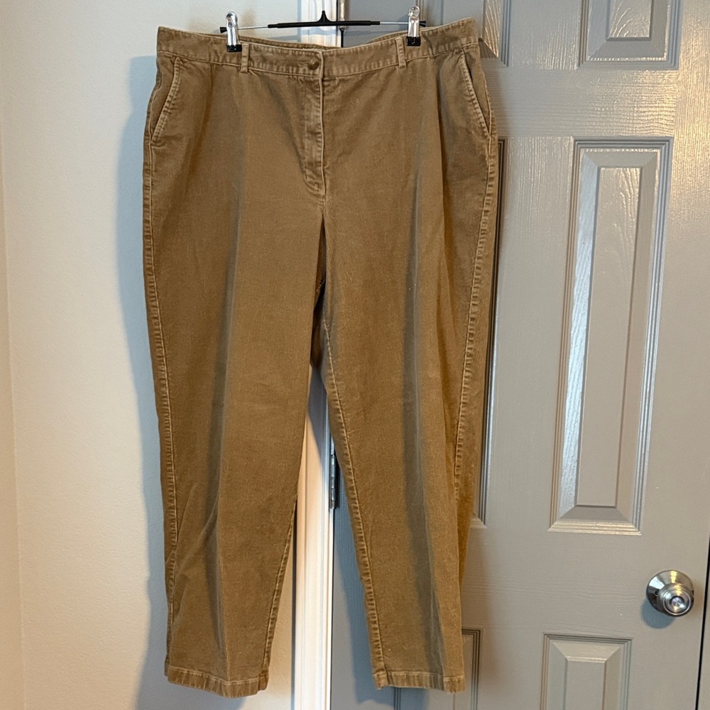 L.L. Bean Plus Size Women’s Straight Fit Corduroy Pants